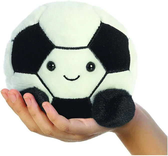 PALM PALS AURORA Pliušinis futbolo kamuolys, 11 cm