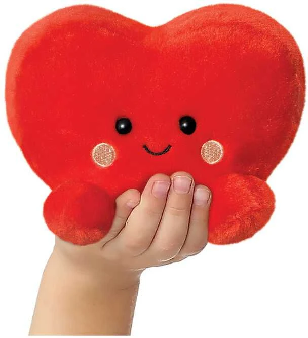 AURORA PALM PALS Pliušinė širdelė, 12 cm