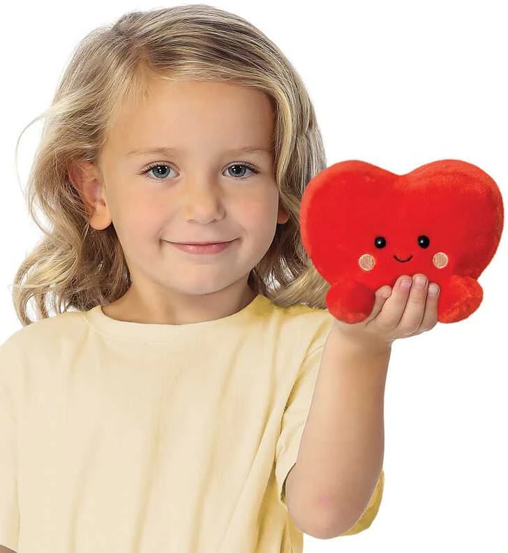 AURORA PALM PALS Pliušinė širdelė, 12 cm