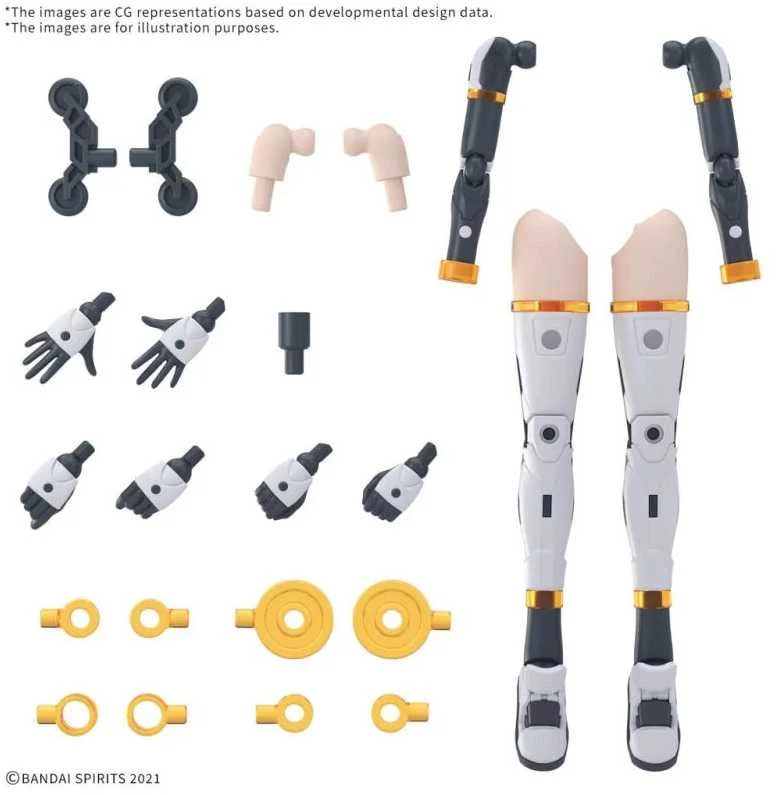 Bandai 30MS Optional Parts Set 19 Dash Unit Color A