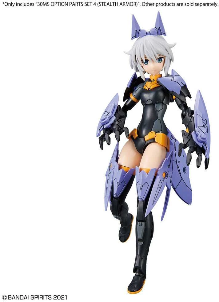 Bandai 30MS Stealth šarvai, papildomų dalių rinkinys 4, Gunpla 62073