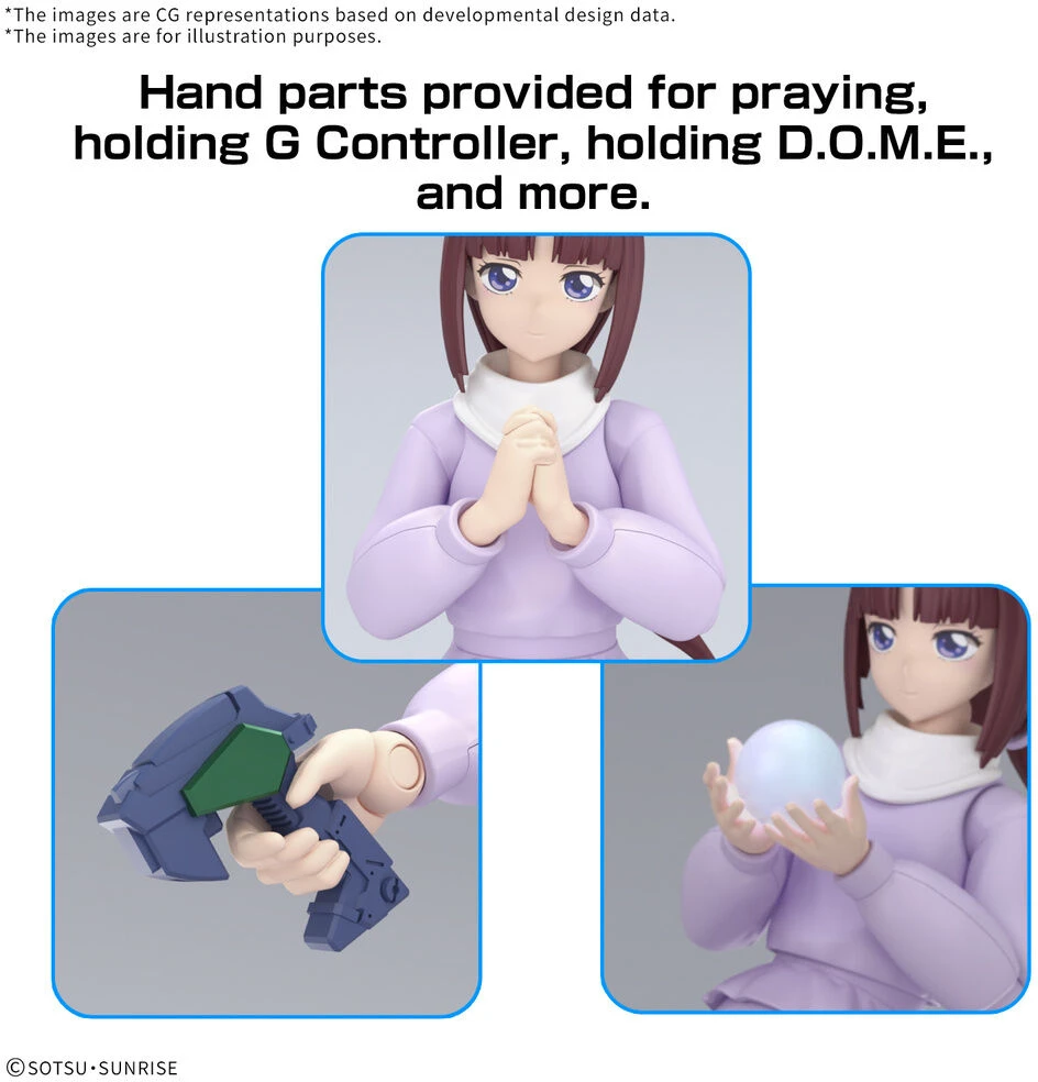 Bandai Figure-rise Standard Gundam X Tiffa Adill Gunpla modelis