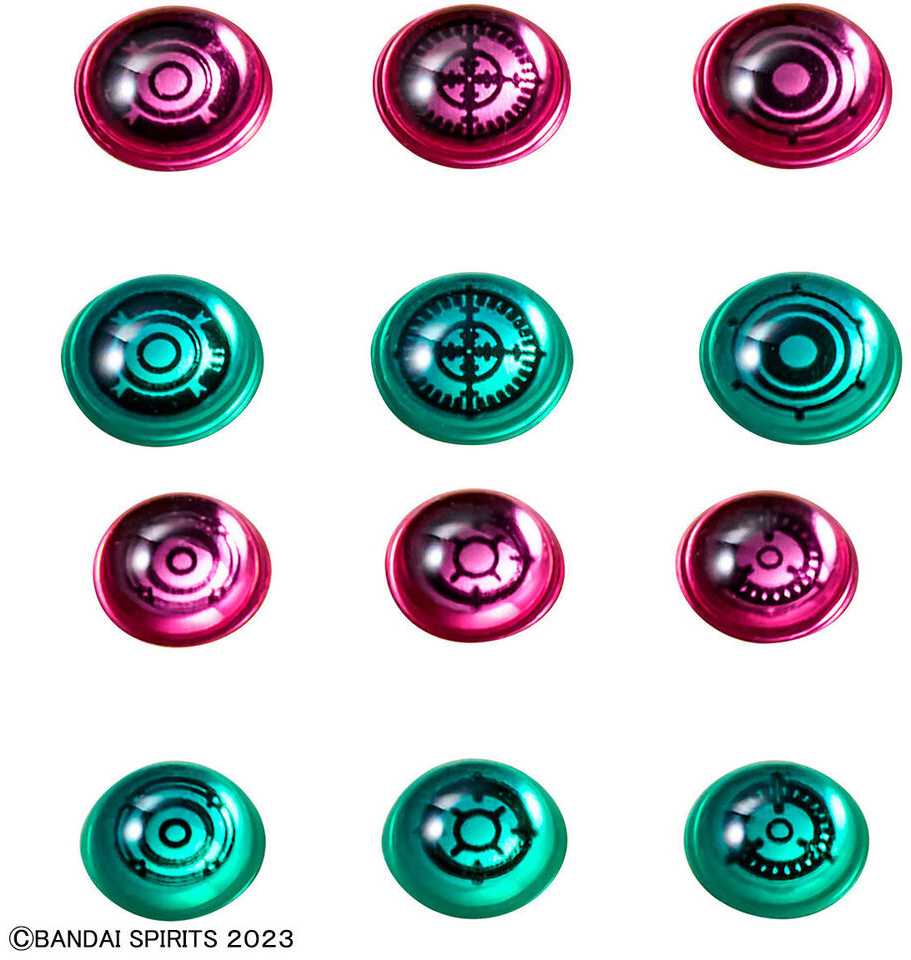 Bandai 30MM 3D lęšių lipdukai robotų modeliams 65019