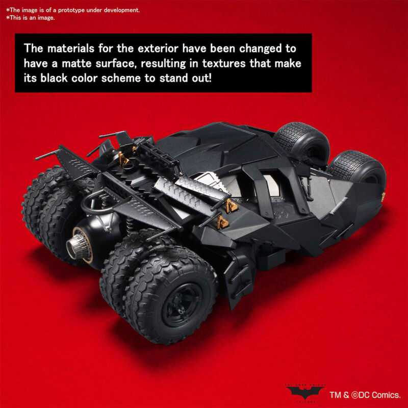 Bandai Batmobilis „Batman Begins“ 1:35 surenkamas modelis
