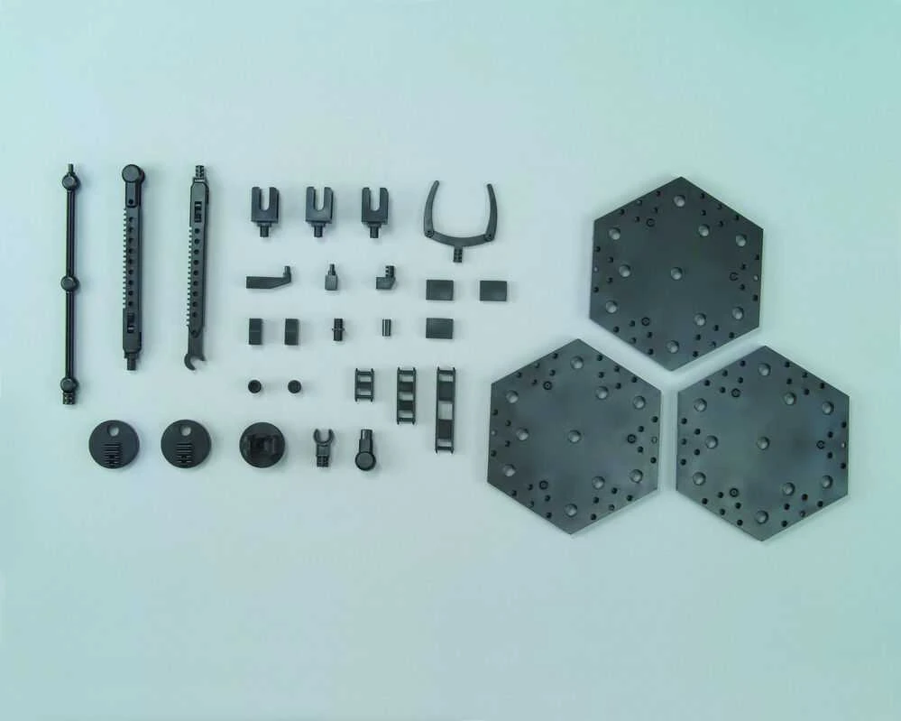 Bandai Action Base 4 juoda stovas 1/100 mastelio figurėlėms