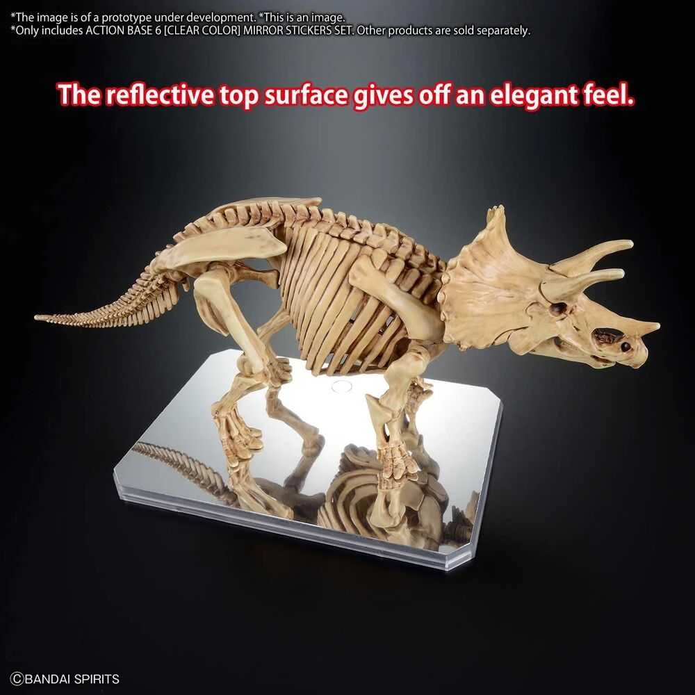 Bandai 6 SKAIDRIOS SPALVOS „ACTION BASIC“ [VEIDRODŽIO LIPDUKŲ RINKINYS]