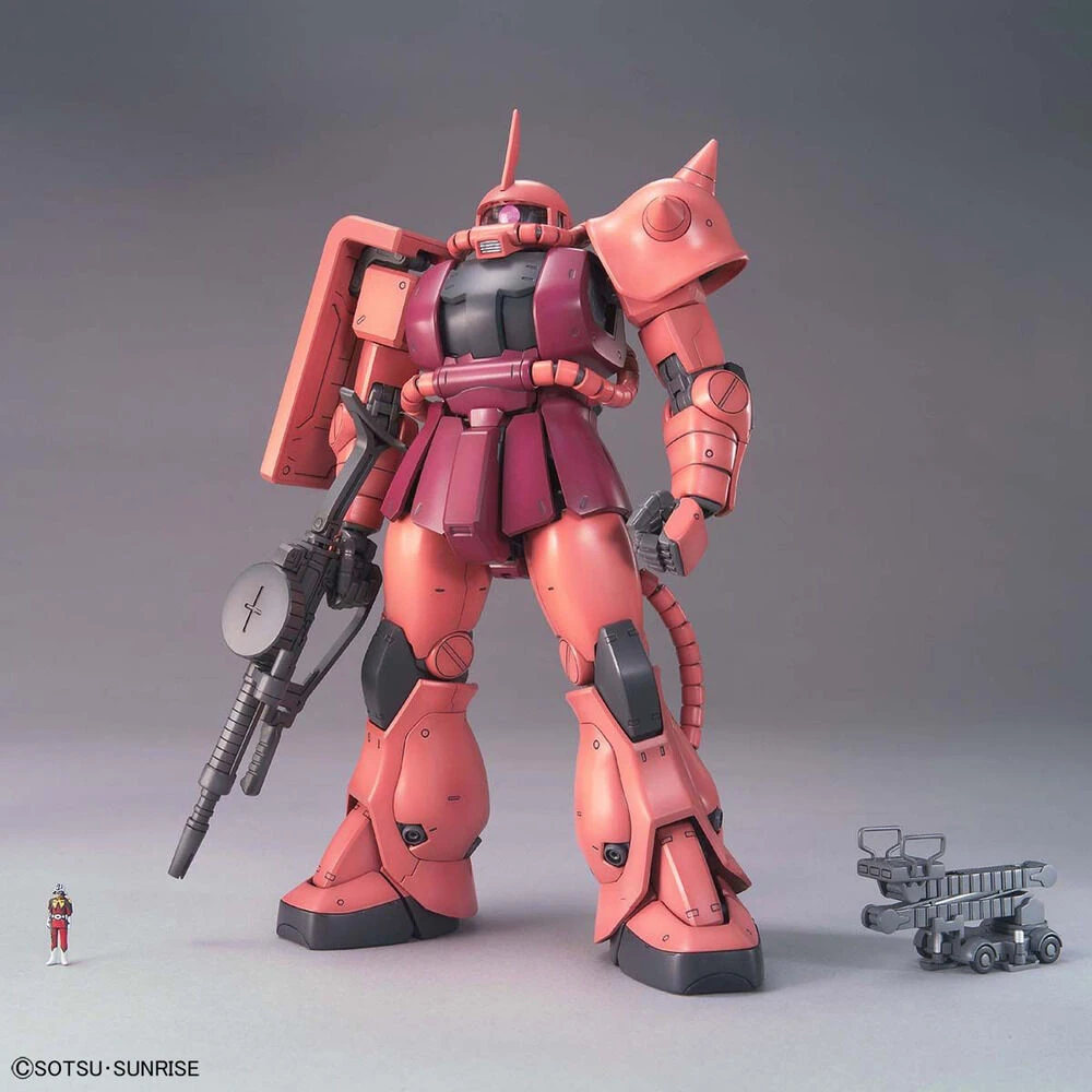 Bandai MG Char's Zaku II Ver.2.0 MS-06S Gunpla modelis 1/100, 61581