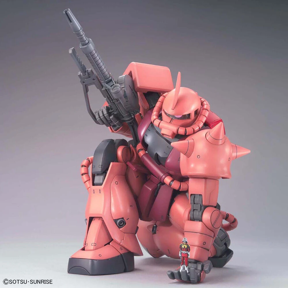 Bandai MG Char's Zaku II Ver.2.0 MS-06S Gunpla modelis 1/100, 61581