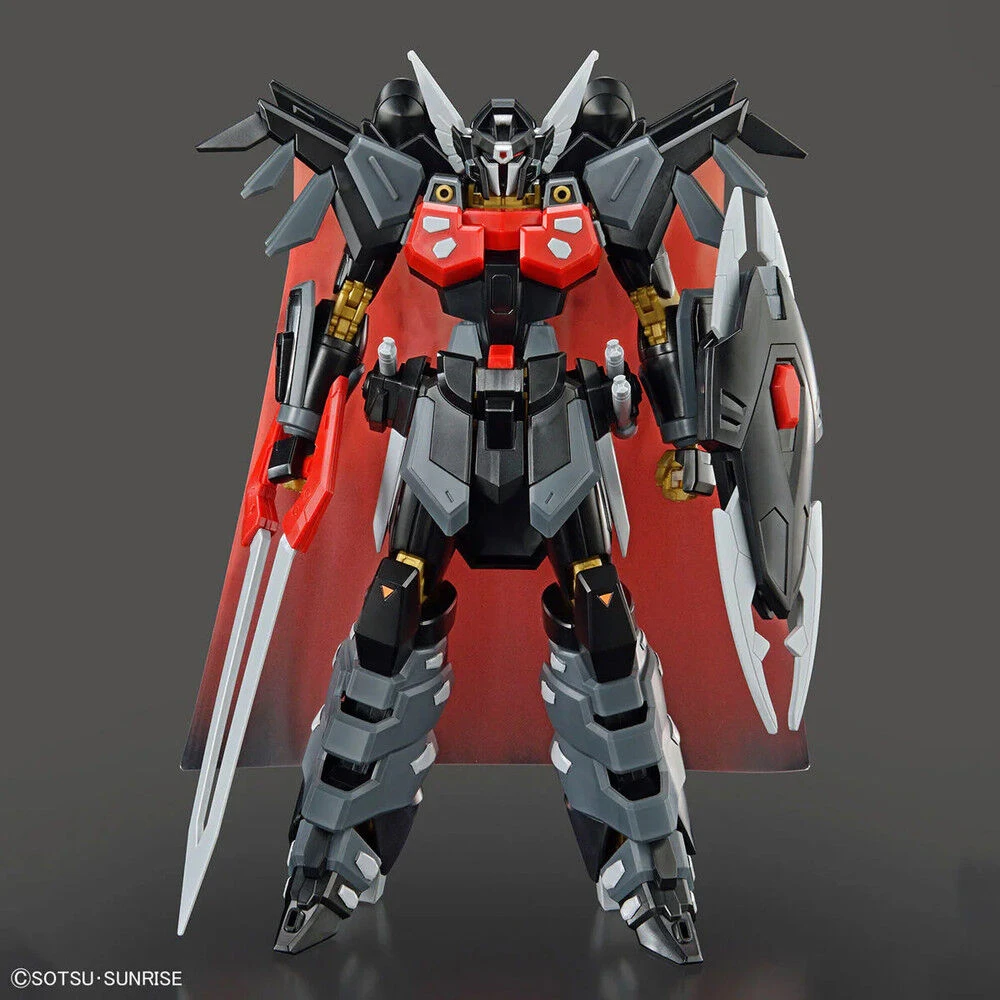 Bandai Kolekcinė Figūrėlė - HGCE 1/144 Juodasis Riteris Shi-ve.A su Spindulių Apsiaustu