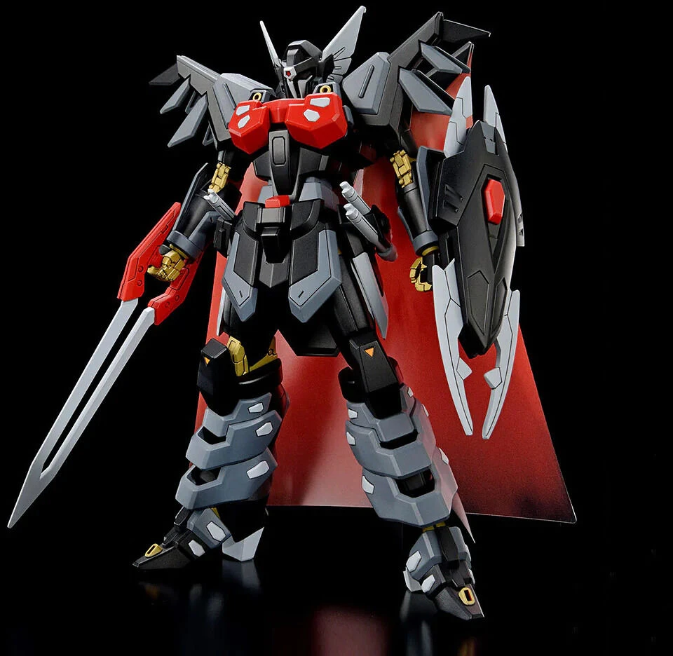 Bandai Kolekcinė Figūrėlė - HGCE 1/144 Juodasis Riteris Shi-ve.A su Spindulių Apsiaustu