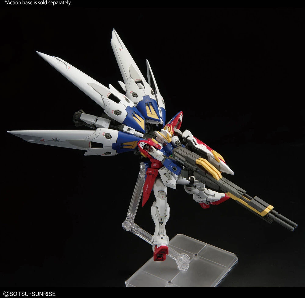 Bandai RG Wing Gundam Zero TV 1/144 plastikinis Gunpla rinkinys