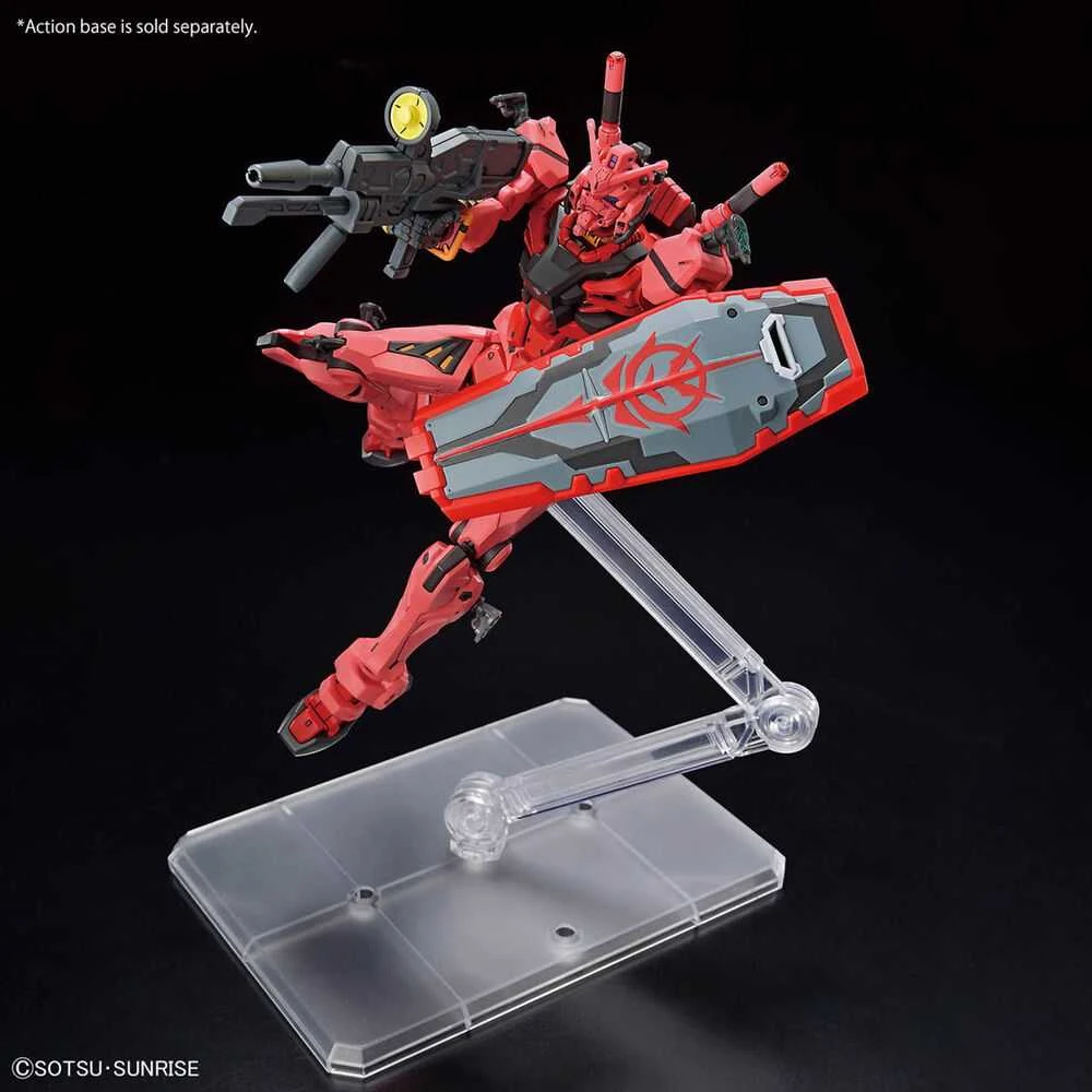 Bandai HGGQ Raudona Gundam 1/144 plastikinis Gunpla rinkinys