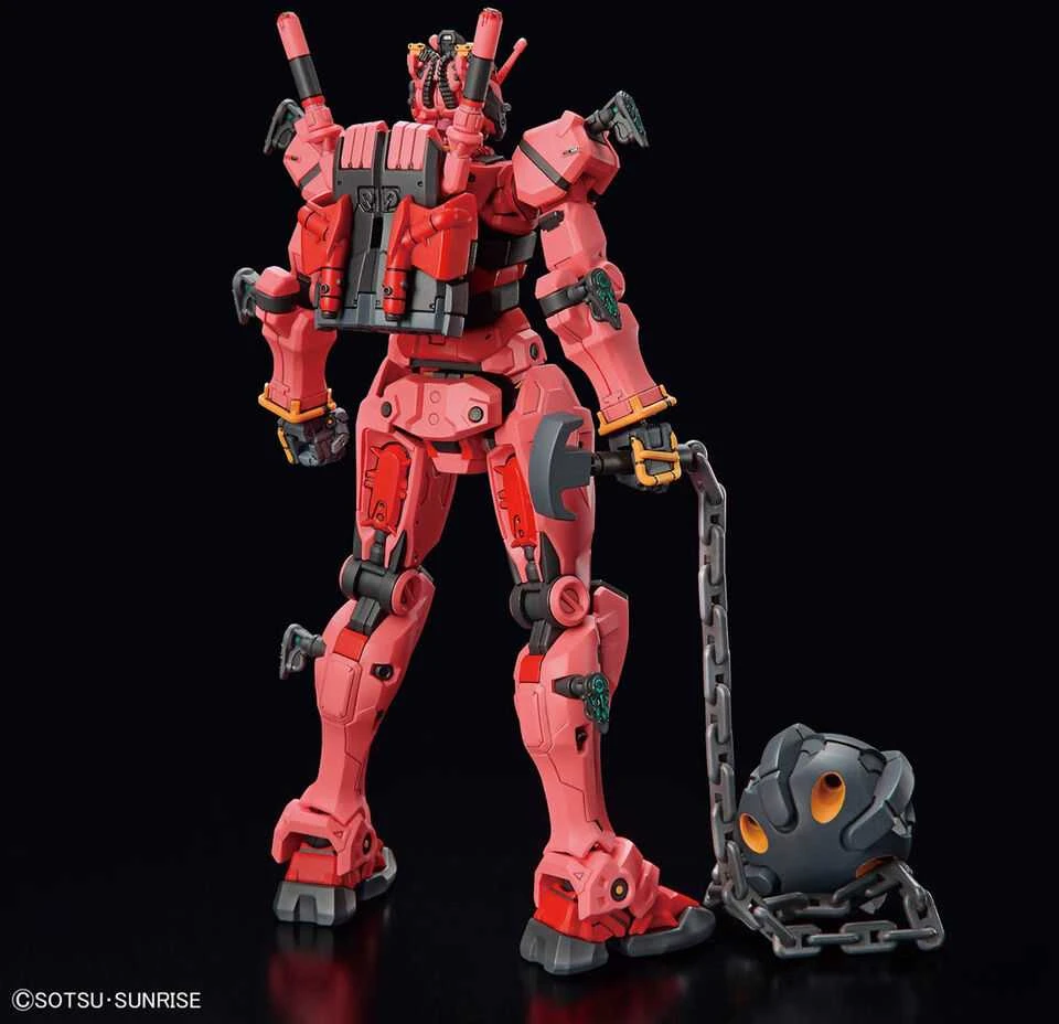 Bandai HGGQ Raudona Gundam 1/144 plastikinis Gunpla rinkinys