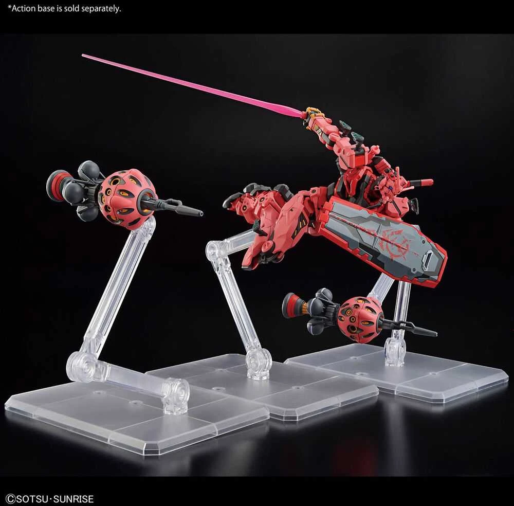 Bandai HGGQ Raudona Gundam 1/144 plastikinis Gunpla rinkinys