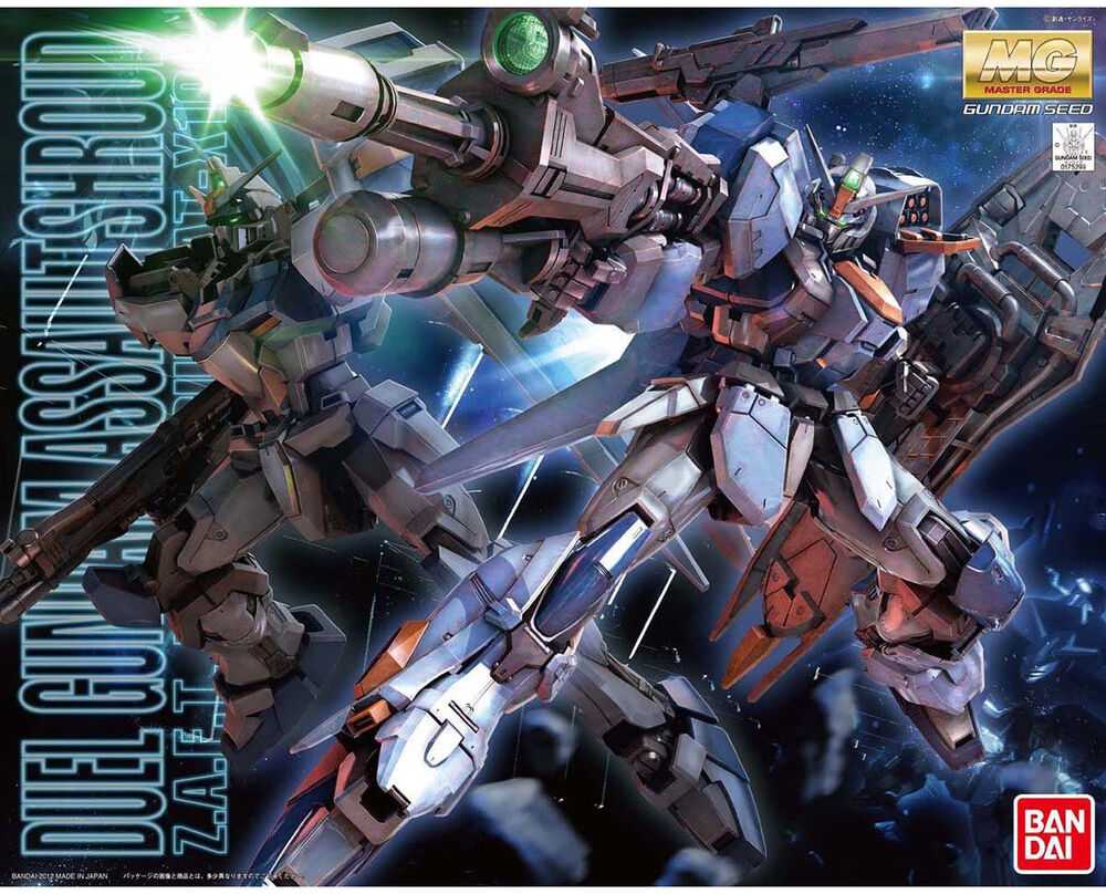 Gunpla modelis Bandai MG GAT-X102 Duel Gundam Assault Shroud 1/100 62904