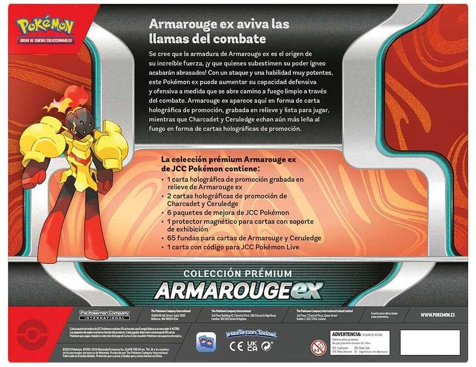 Spanish Pokemon Armarouge box trading card game