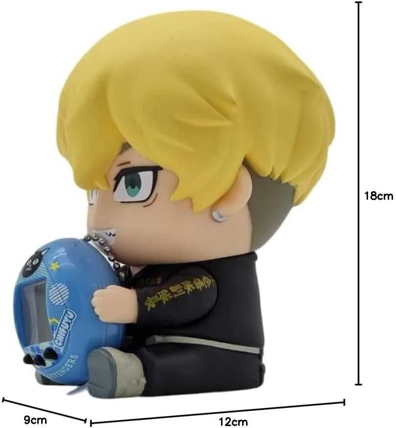 Bandai Tokyo Revengers Hugmy Tamagotchi + Chifuyu Support figure