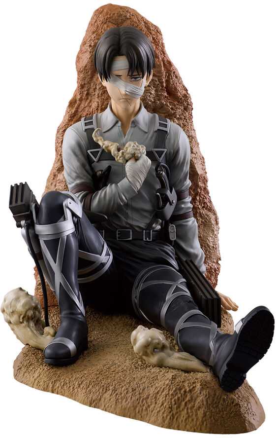Banpresto Attack on Titan Mega Impact Levi Battle of Heaven and Earth Ichibansho figure 11cm