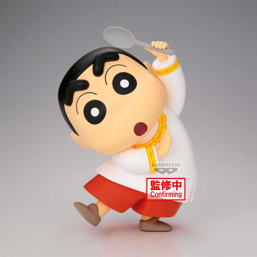 Banpresto Crayon Shinchan Movie Shinnosuke Shakunetsu no Kasukabe Dancers figure 18cm