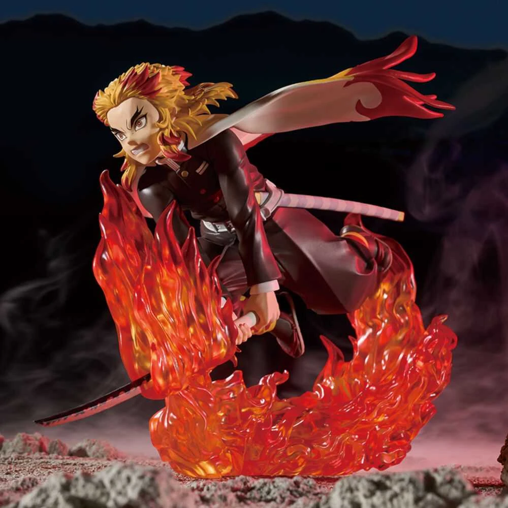 Bandai Banpresto Banpresto Demon Slayer Kimetsu no Yaiba Vibration Stars Kyojuro Rengoku 14cm