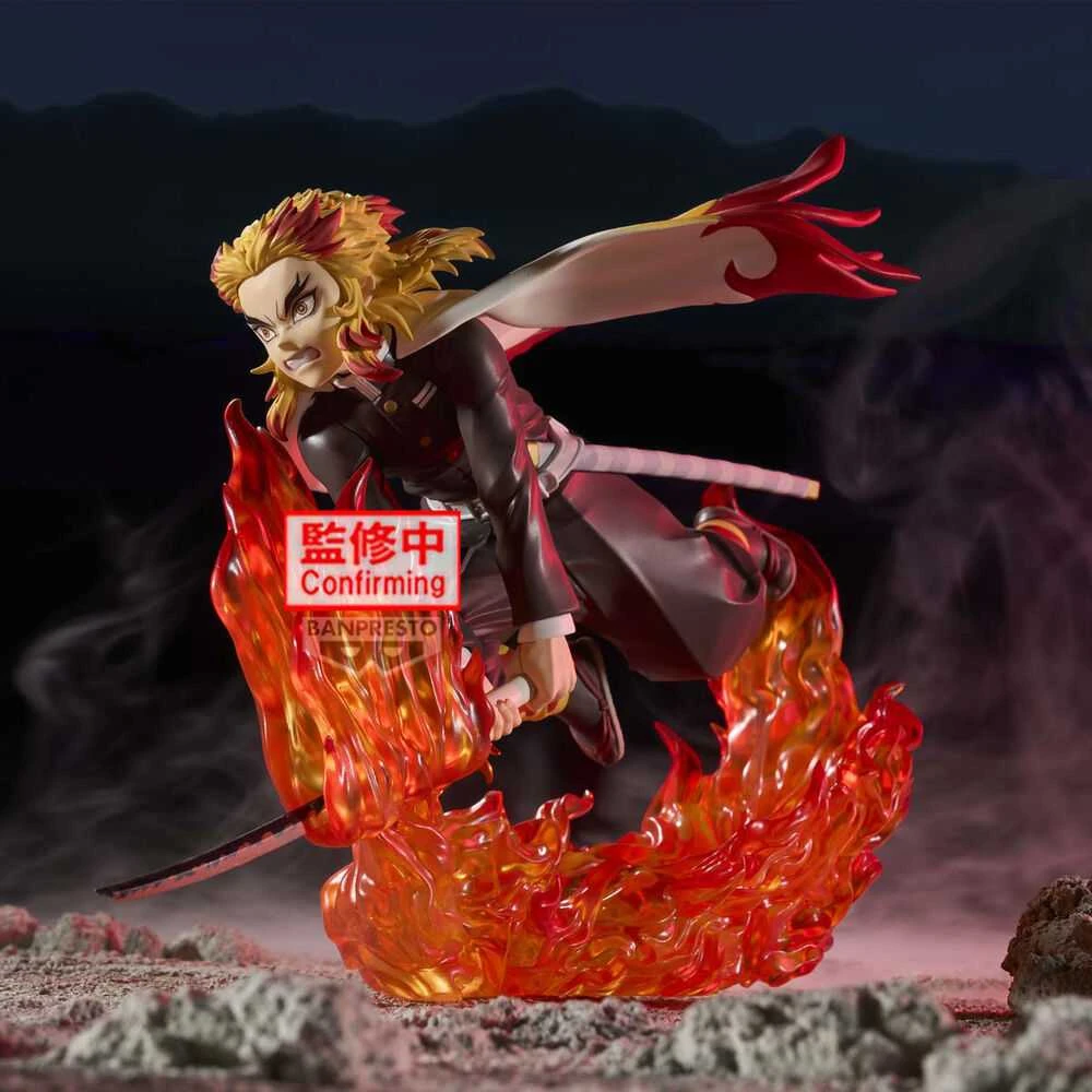 Bandai Banpresto Banpresto Demon Slayer Kimetsu no Yaiba Vibration Stars Kyojuro Rengoku 14cm
