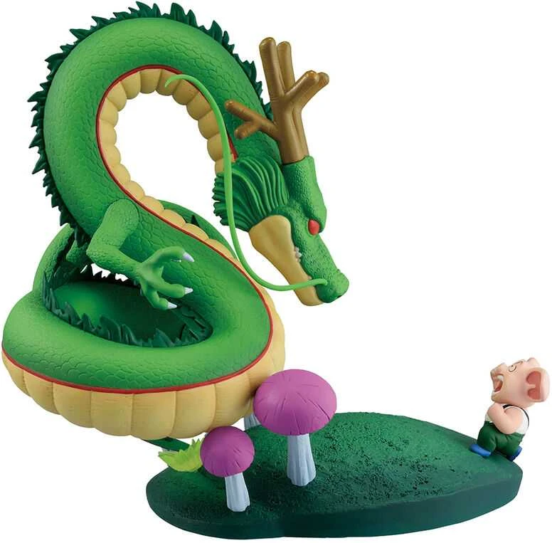 Banpresto Dragon Ball Dragon History II Oolong & Shenron Ichibansho figure 14cm