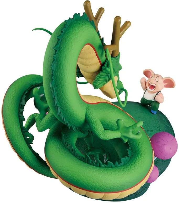Banpresto Dragon Ball Dragon History II Oolong & Shenron Ichibansho figure 14cm