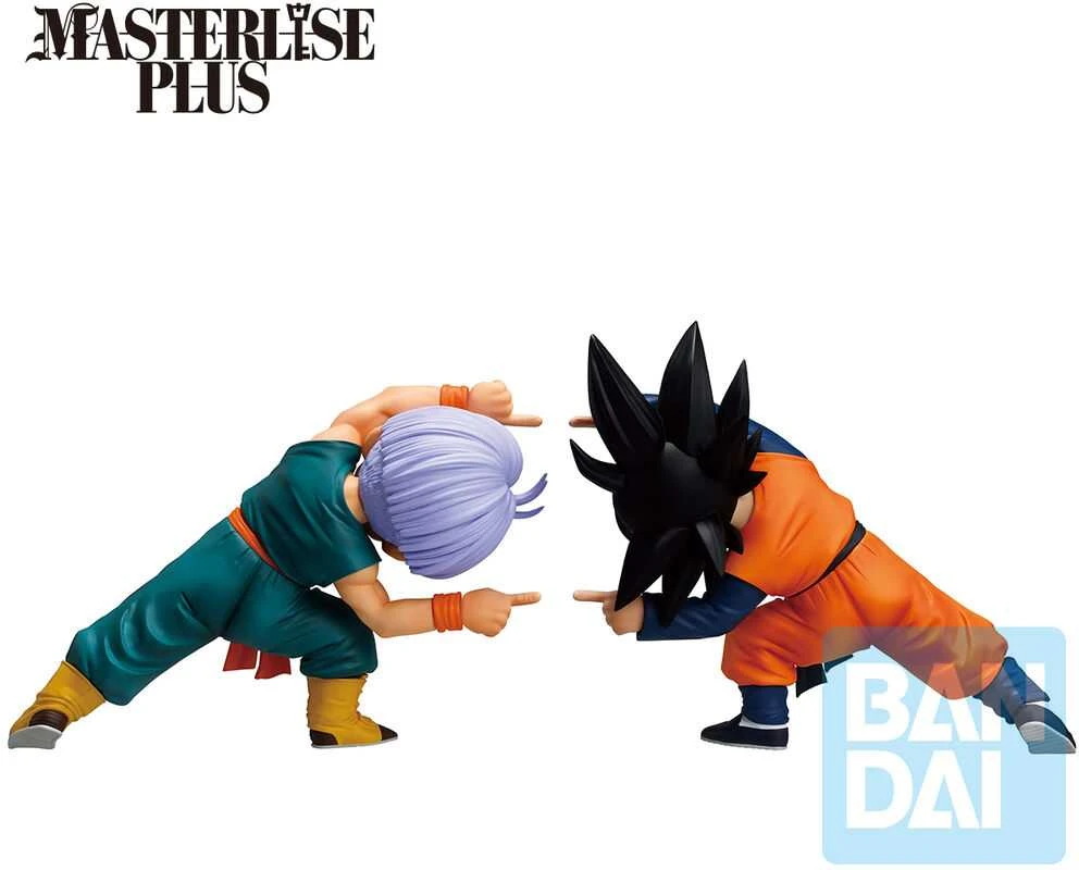 Banpresto Dragon Ball Z Masterlise Battle of the Super Saiyan Son Goten & Trunks set 2 Ichibansho figures 9cm