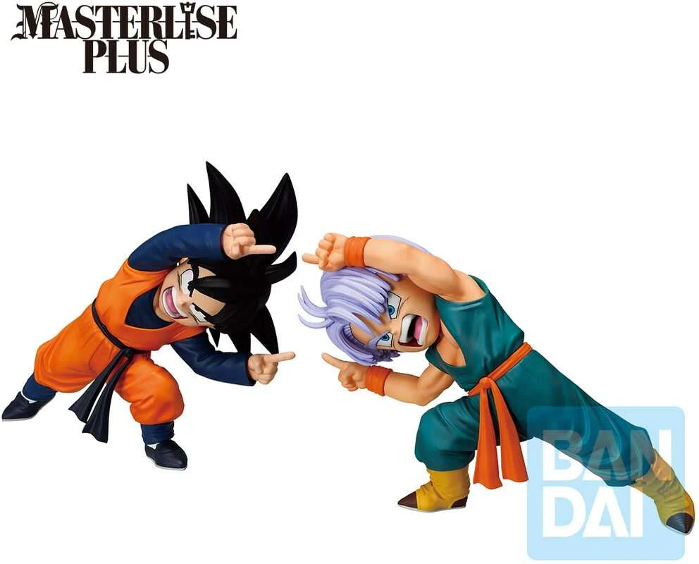 Banpresto Dragon Ball Z Masterlise Battle of the Super Saiyan Son Goten & Trunks set 2 Ichibansho figures 9cm