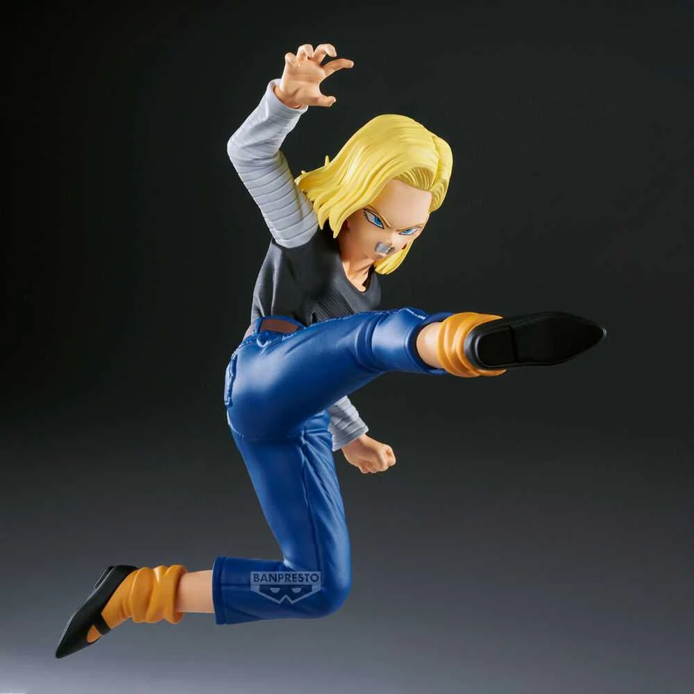 Banpresto Dragon Ball Z Match Makers Android 18 & Mr. Satan set 2 figures 11-8cm