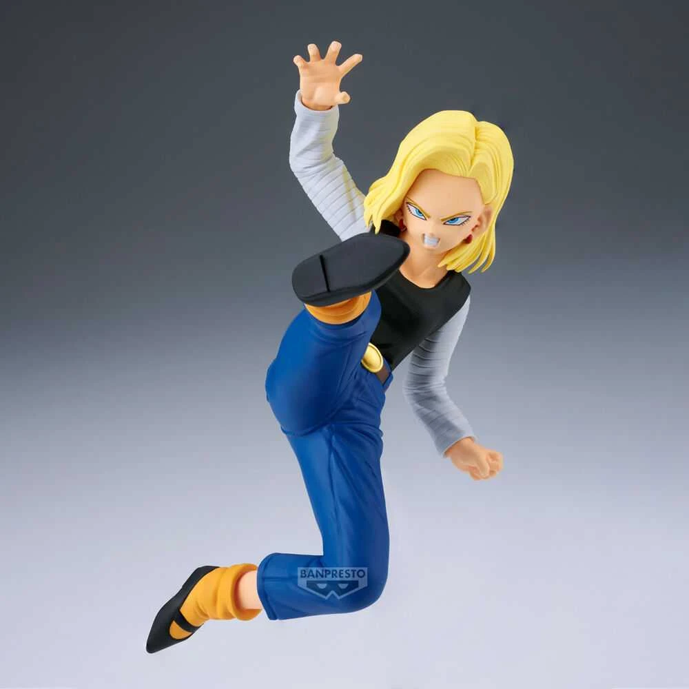 Banpresto Dragon Ball Z Match Makers Android 18 & Mr. Satan set 2 figures 11-8cm