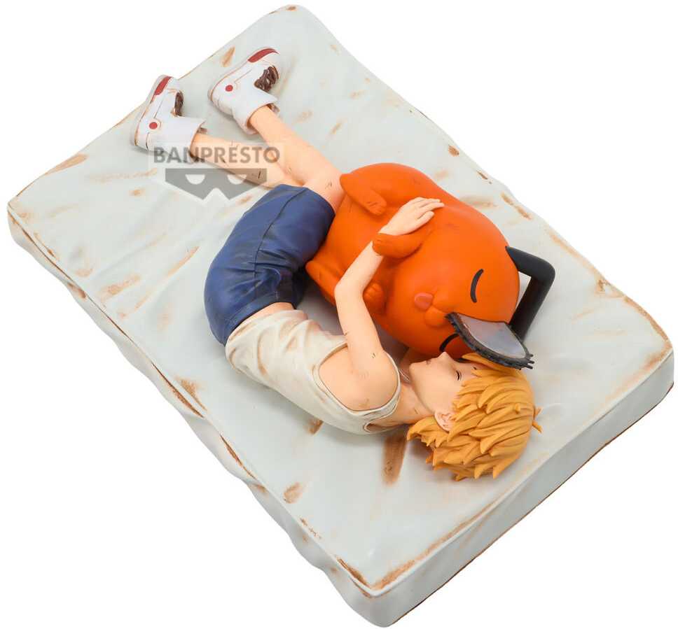 Banpresto grandininis pjūklas Man Denji & Pochita Break Time figure 14cm