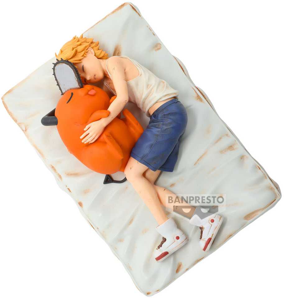 Banpresto grandininis pjūklas Man Denji & Pochita Break Time figure 14cm