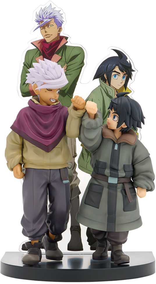 Banpresto Mobile Suit Gundam Barbatos Iron-Blooded Orphans Augus Mikazuki & Itsuka Ichibansho figure 18cm