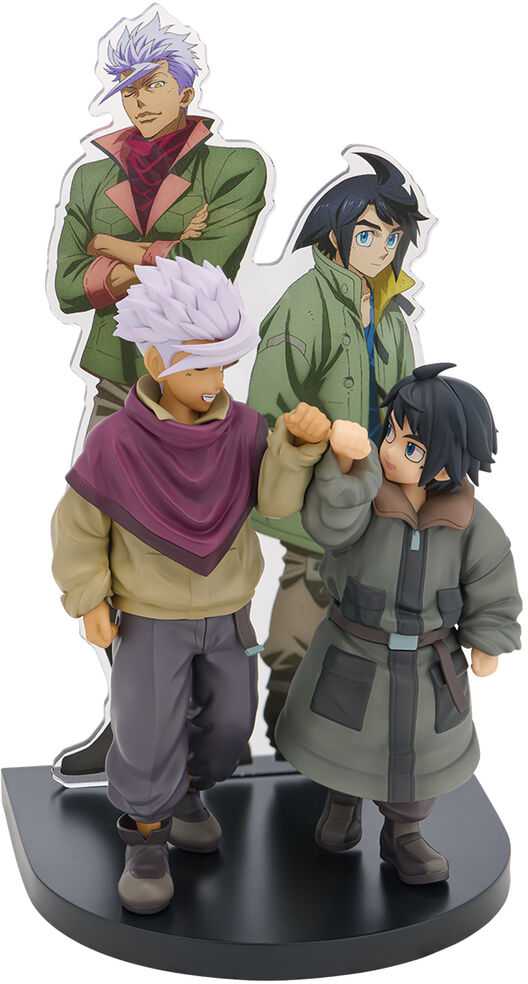 Banpresto Mobile Suit Gundam Barbatos Iron-Blooded Orphans Augus Mikazuki & Itsuka Ichibansho figure 18cm