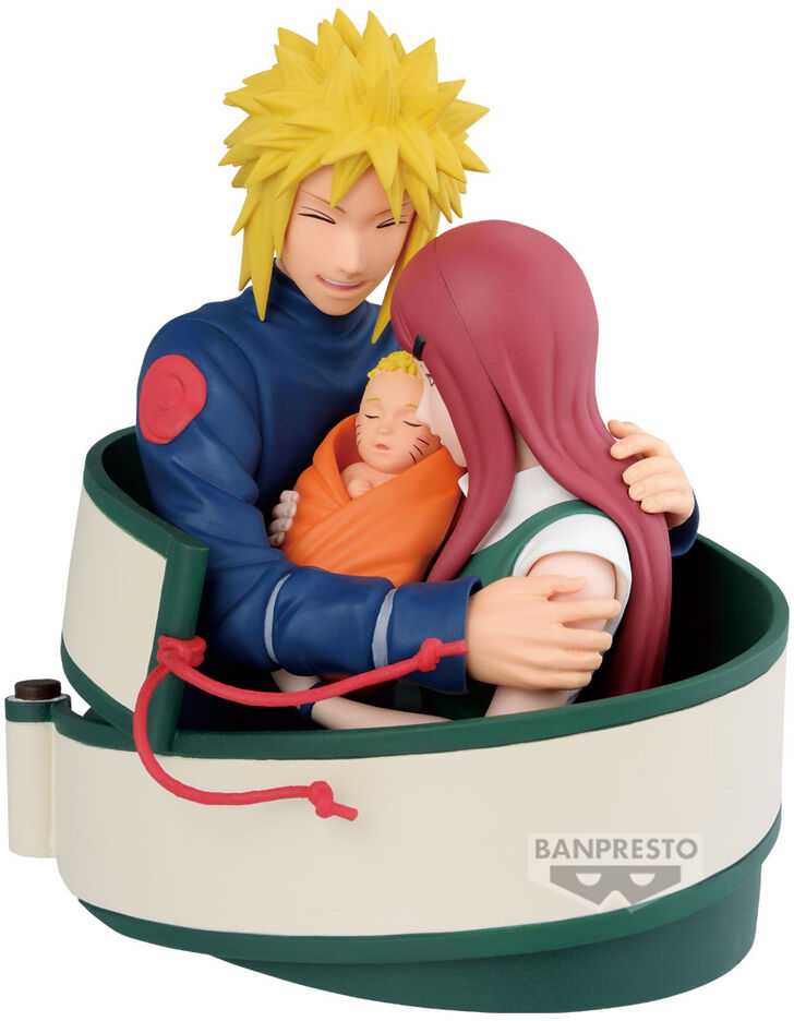 Banpresto Minato, Naruto & Kushina figure 13cm