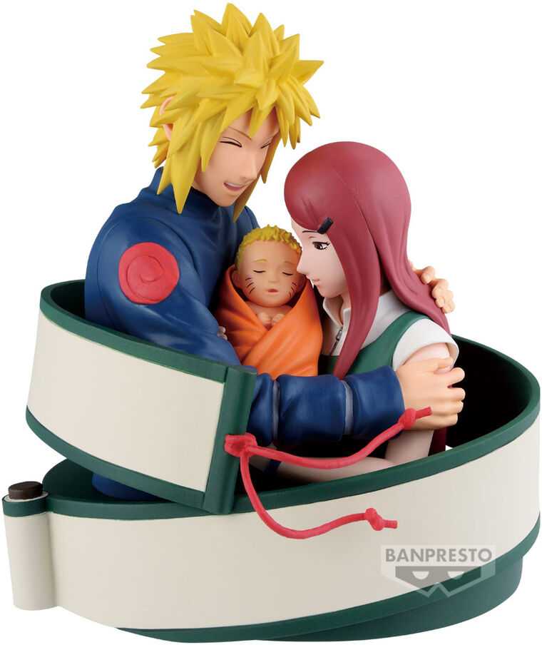 Banpresto Minato, Naruto & Kushina figure 13cm