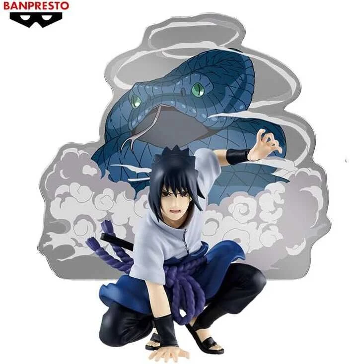 Banpresto Naruto Shippuden Panel Akiniai Sasuke Uchiha Speciali Figūra 9cm