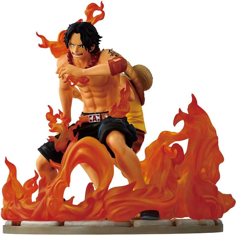 Banpresto One Piece Dramatic Memories Ace & Luffy Ichibansho figure 15cm