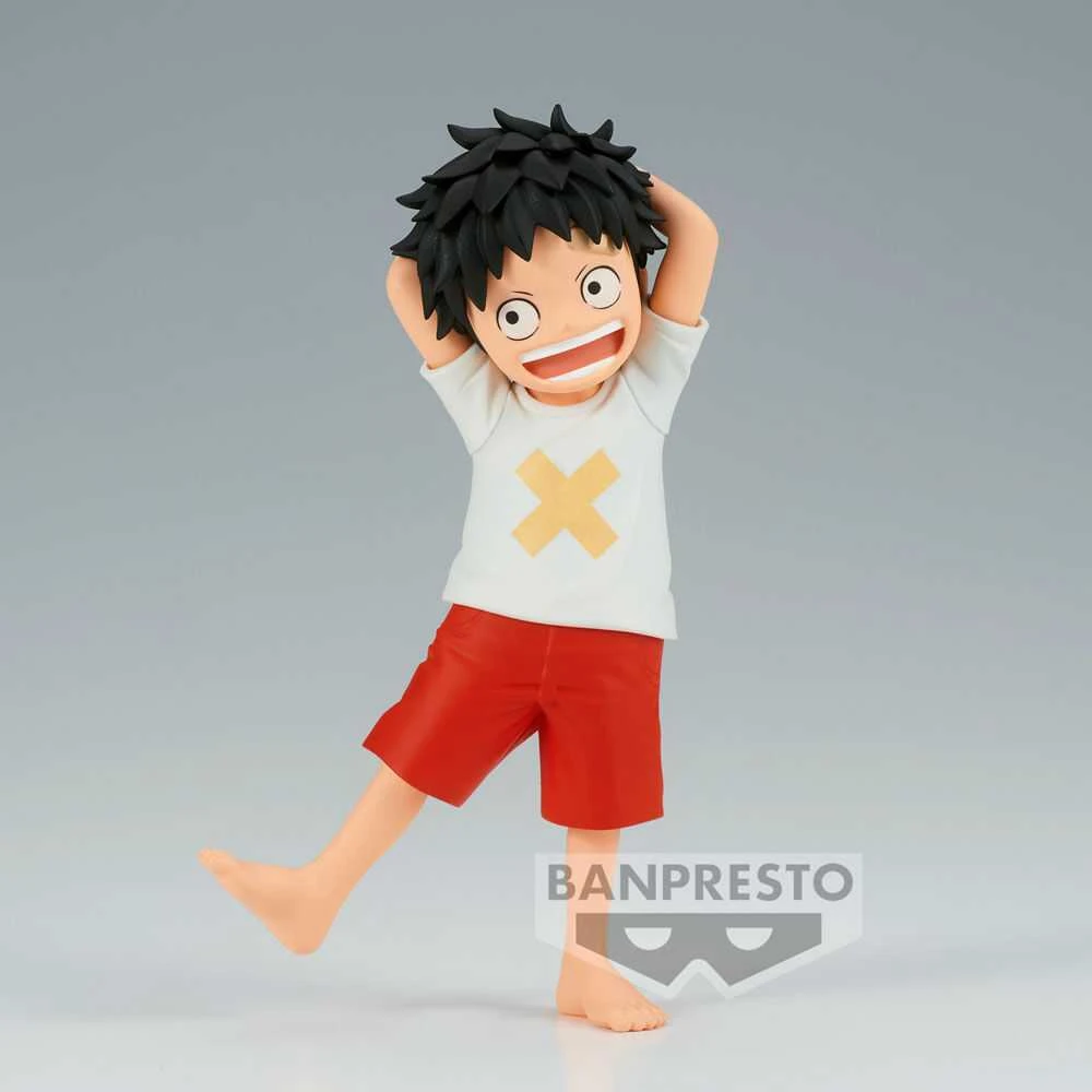 Banpresto One Piece Film Raudona The Grandline Series Monkey D Luffy Children figure 12cm