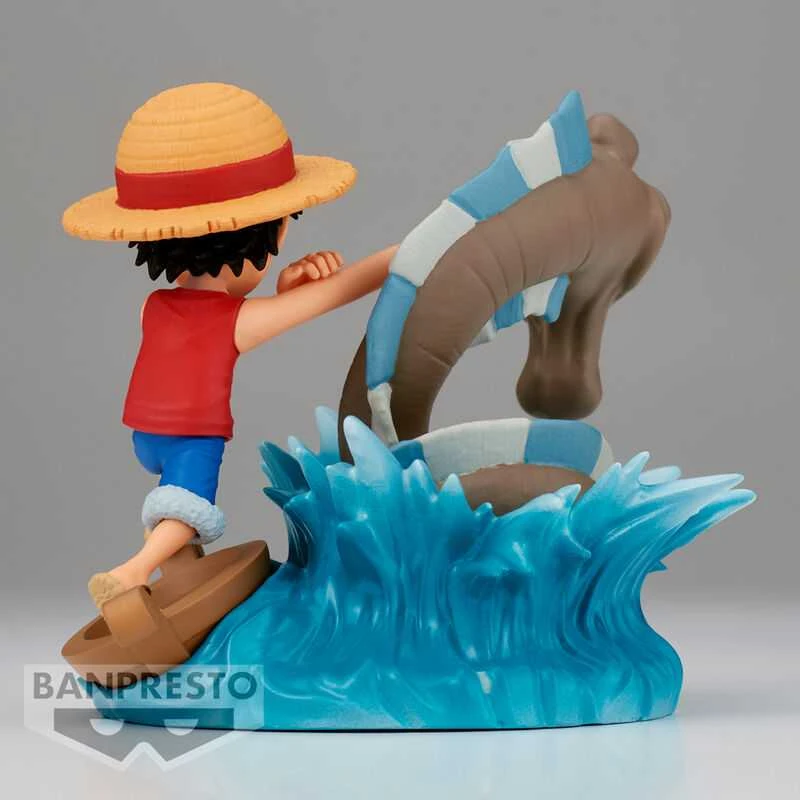 Banpresto One Piece Log Stories Monkey D Luffy vs Local Sea figure 7cm