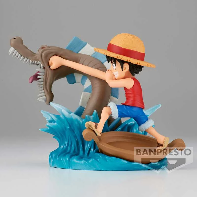 Banpresto One Piece Log Stories Monkey D Luffy vs Local Sea figure 7cm
