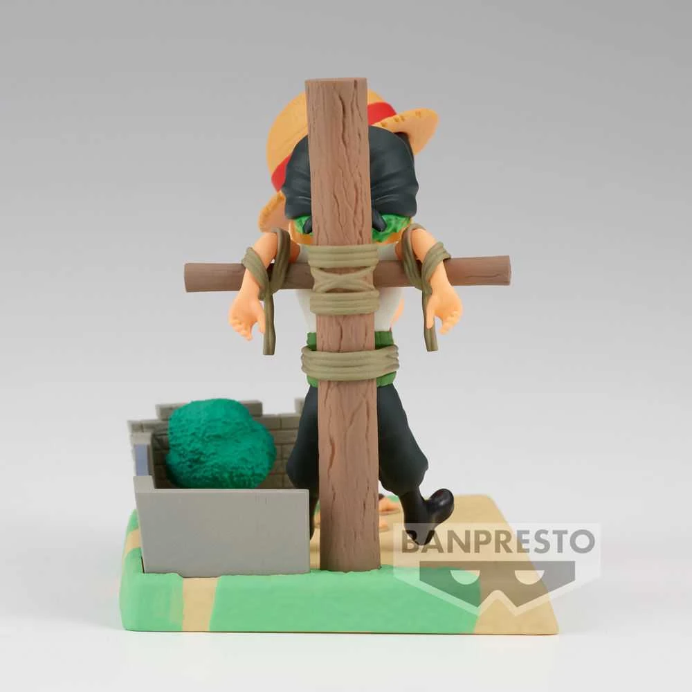 Banpresto One Piece Log Stories Monkey D Luffy & Roronoa Zoro figure 7cm