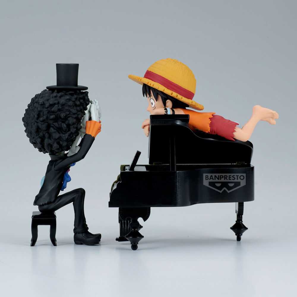 „Banpresto“ – „One Piece“ – Beždžionė D. Luffy ir Brook (kolekcinės figūrėlės iš „Log Stories“)