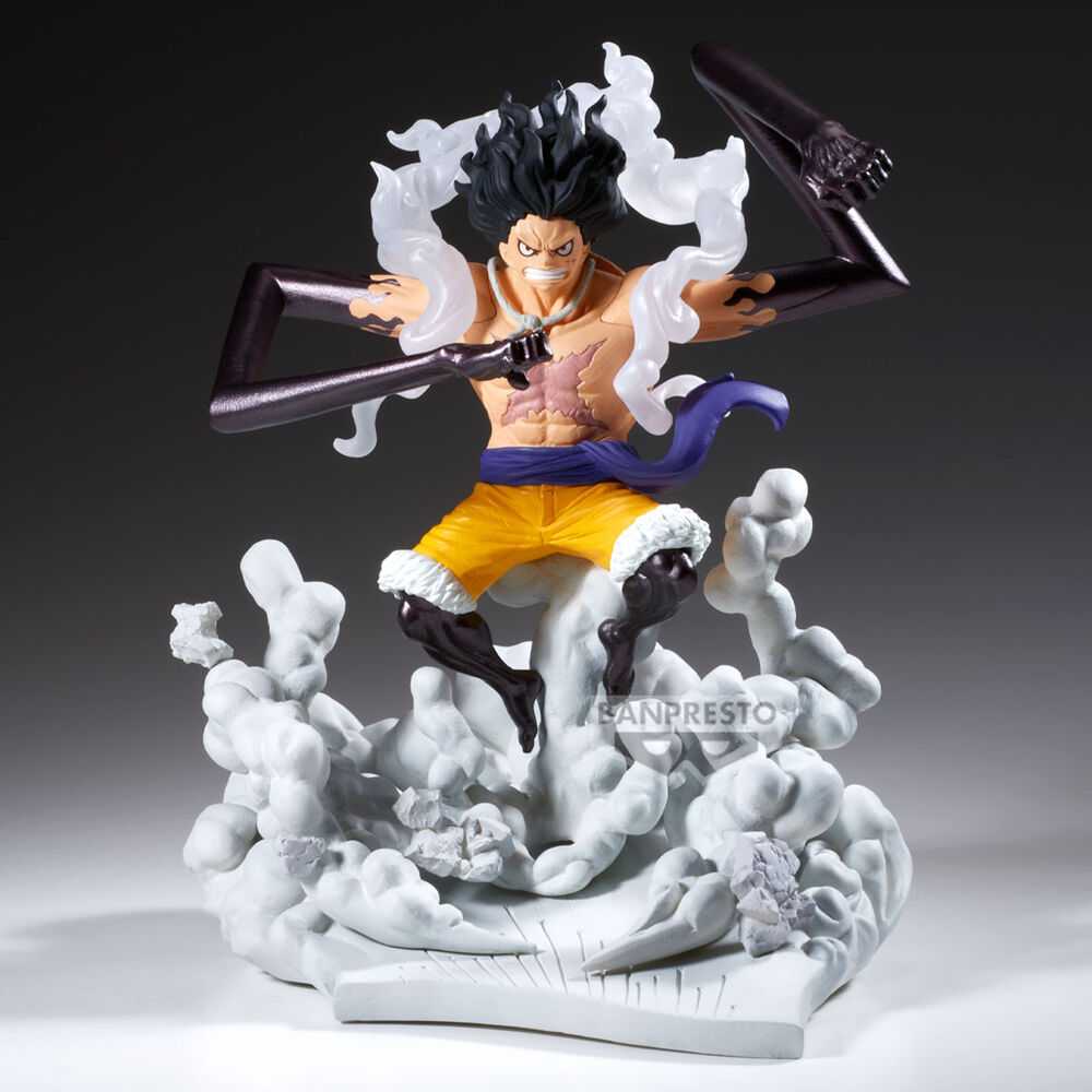 Banpresto One Piece Monkey D Luffy Gear 4 Senkokkei figure 15cm