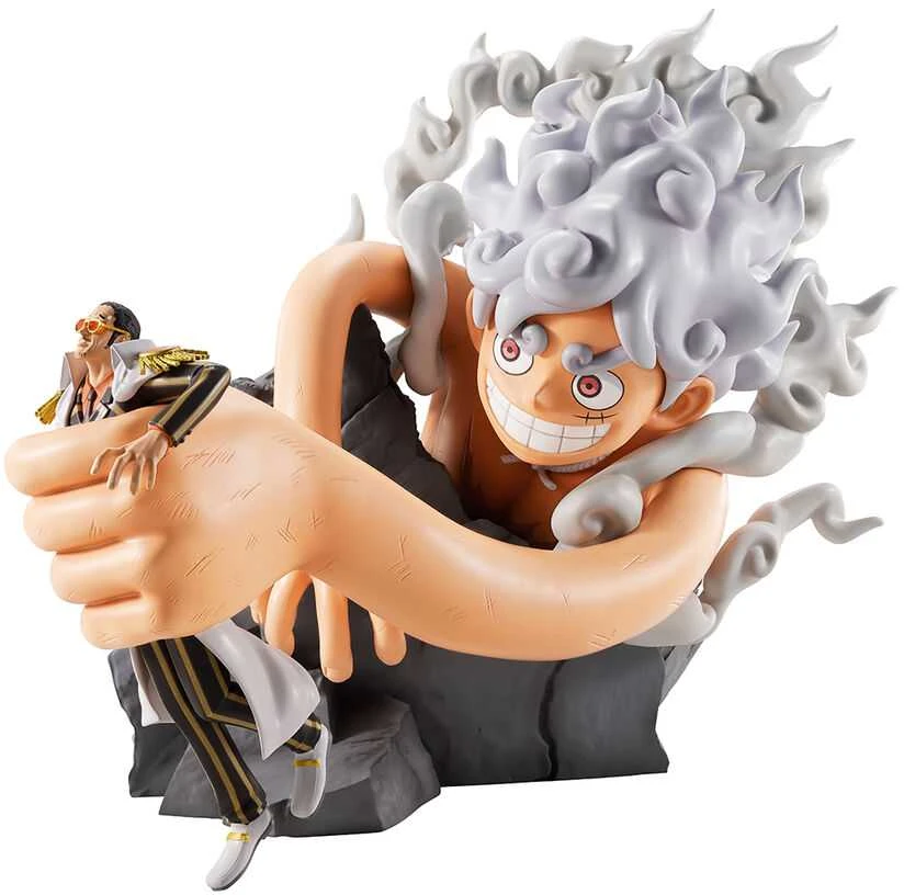 Banpresto One Piece Monkey D Luffy Gear 5 vs Borsalino Burst of Energy Ichibansho figure 22cm