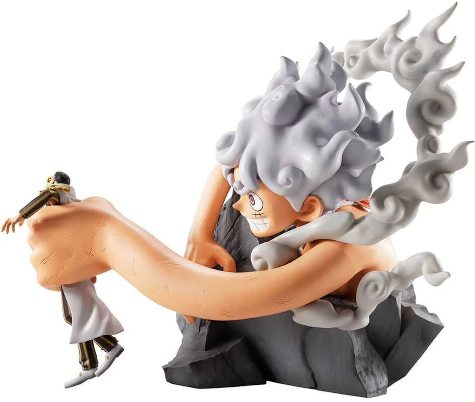 Banpresto One Piece Monkey D Luffy Gear 5 vs Borsalino Burst of Energy Ichibansho figure 22cm
