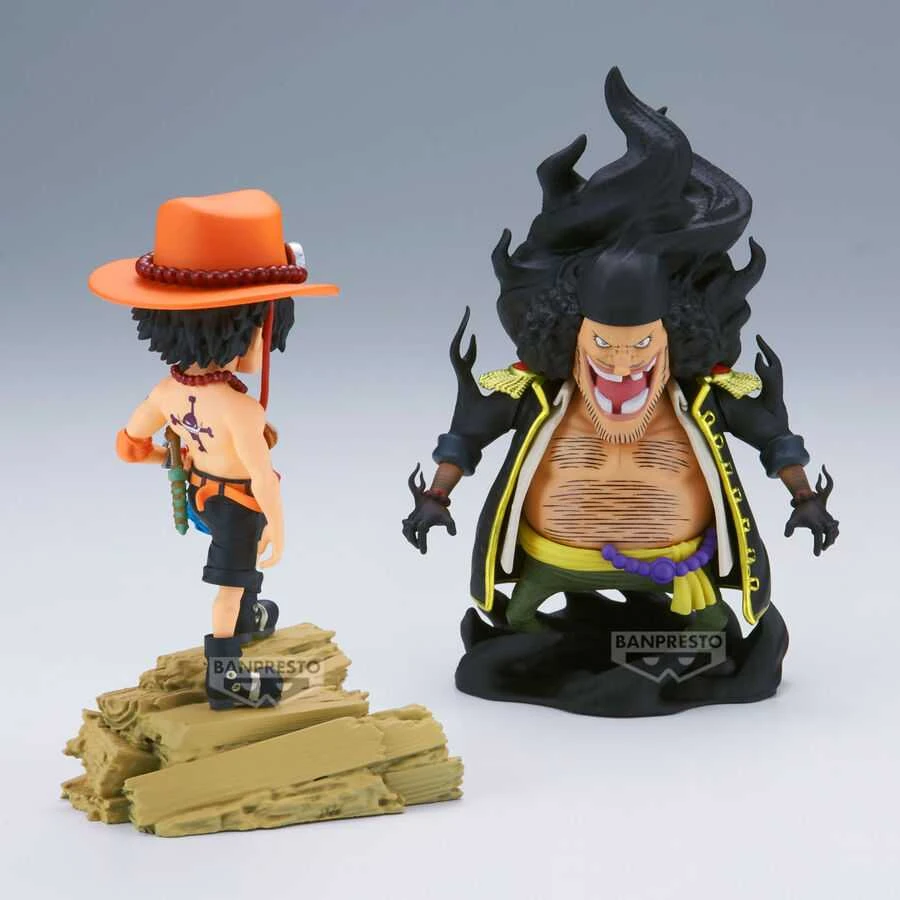 Banpresto One Piece Portgas D.Ace Vs Marshall.D.Teach Log Stories figure 8cm