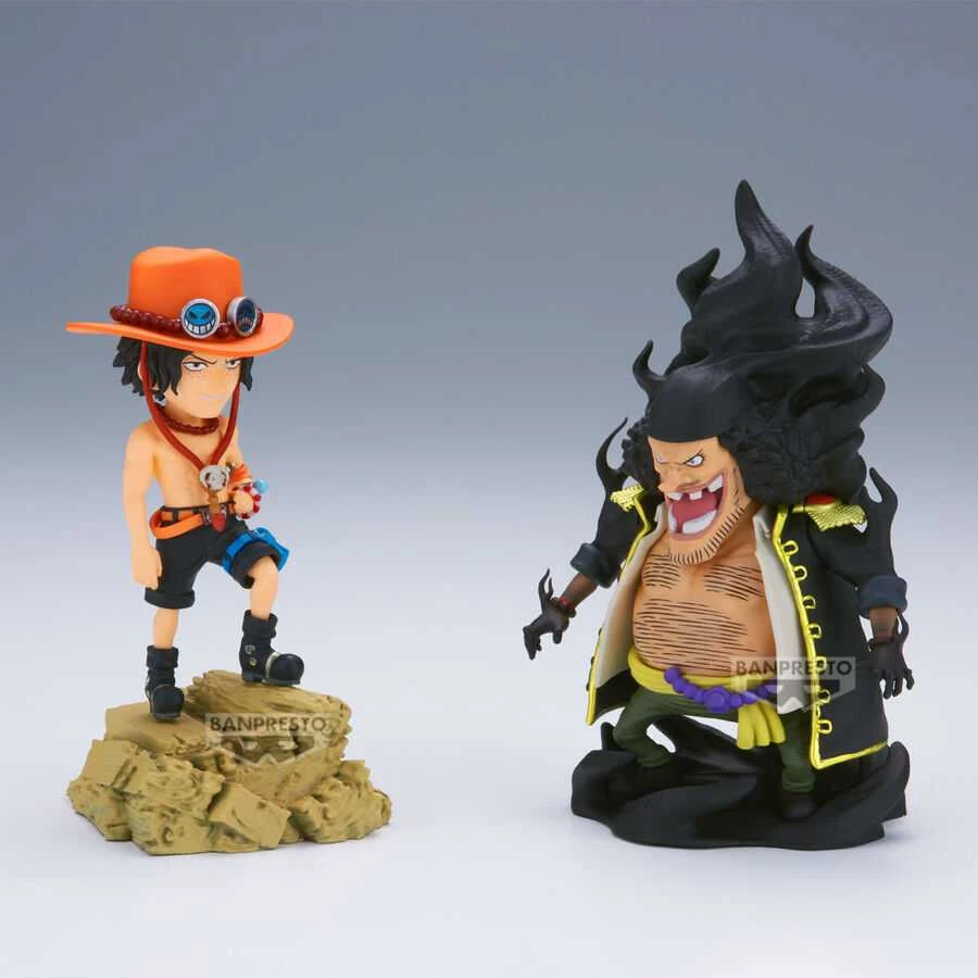 Banpresto One Piece Portgas D.Ace Vs Marshall.D.Teach Log Stories figure 8cm