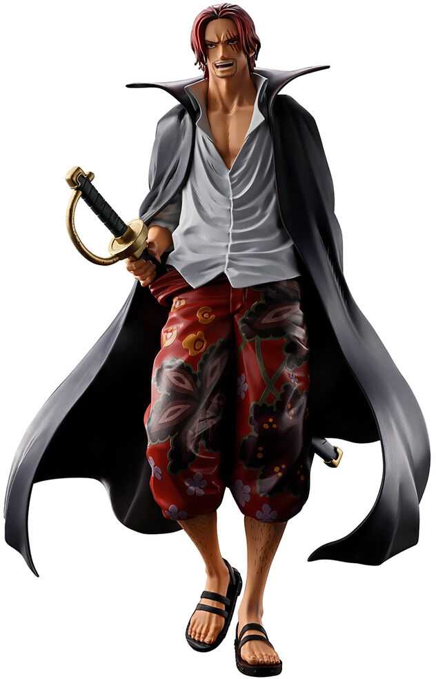 Banpresto One Piece Raudona Hair Pirates Shanks figure 21cm